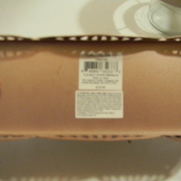 Yankee Candle Chevron Pumpkins Candle Holder and Shade Rose Gold Sparkle EUC - Picture 7 of 9